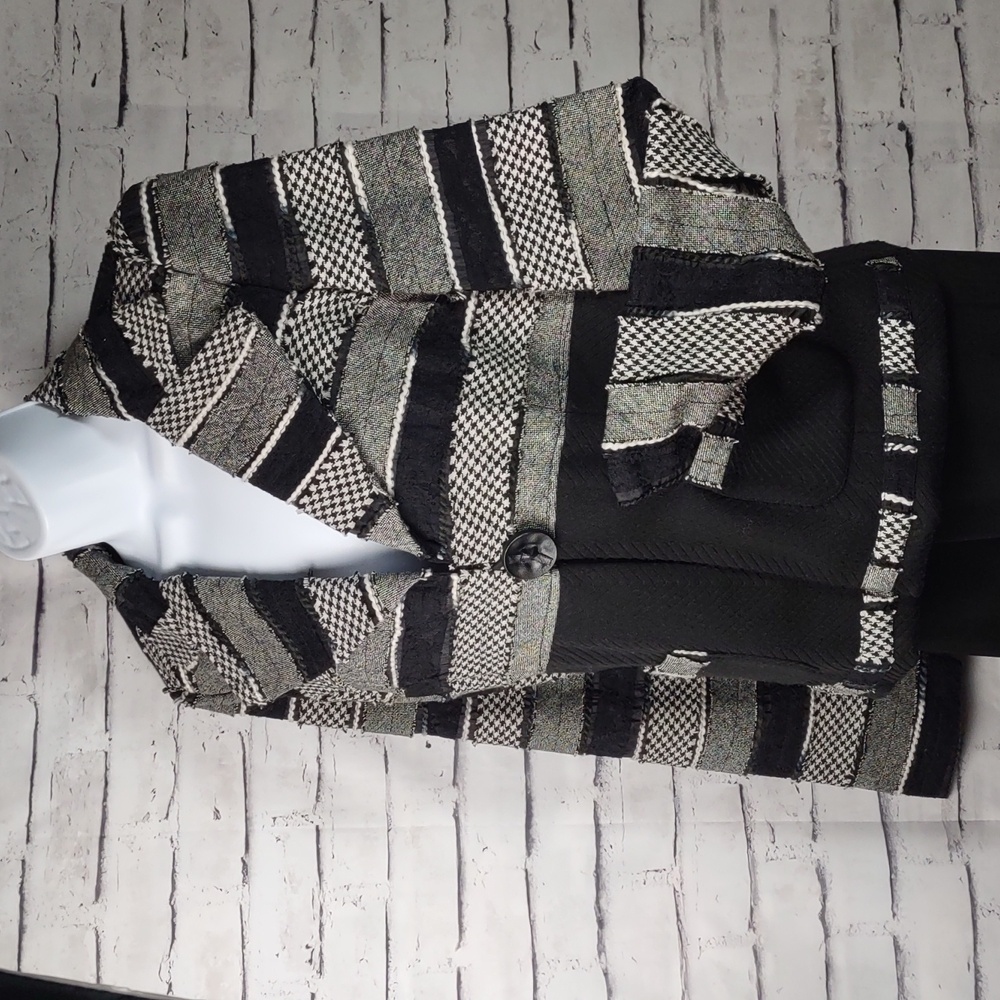 Joseph Ribkoff Multi Textured Wool Blend Jacket - image 5